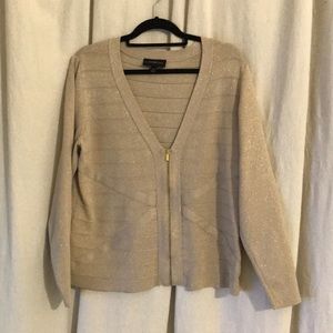 Gold shimmery cardigan